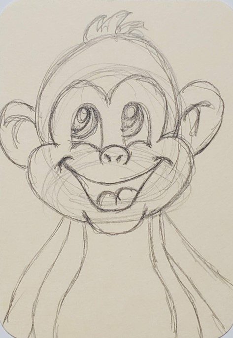 How to Draw a Monkey for Kids