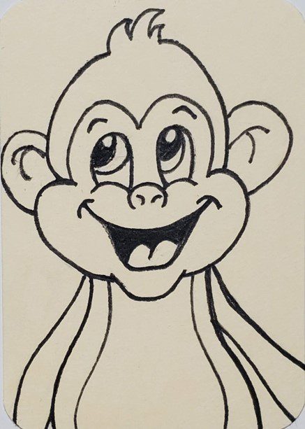 How to draw a Monkey | Nil Tech - shop.nil-tech