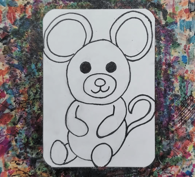 Mouse-Drawing-Outline