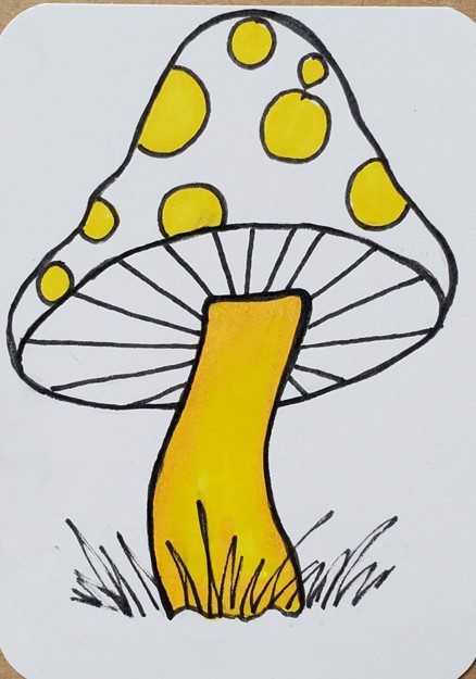 How to Draw a Mushroom  Easy Step by Step Tutorial - Art by Ro