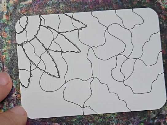 Neurographic-Sunflower-Drawing-Lines