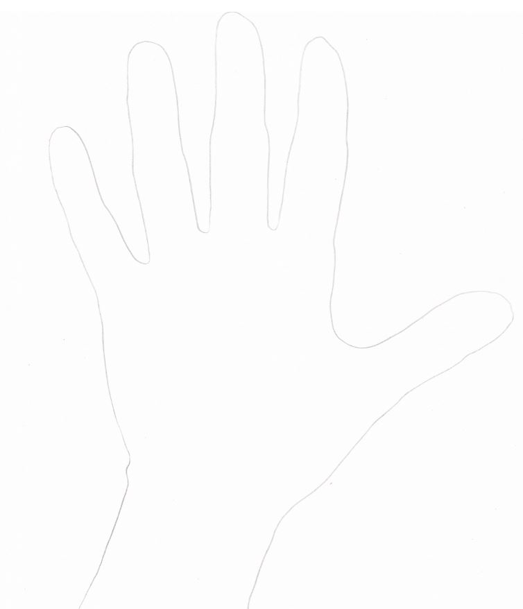 3d art drawing hand