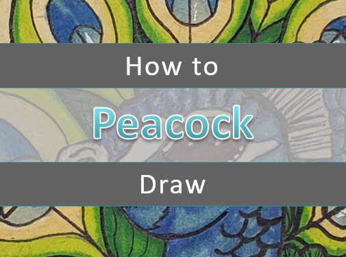 Flow Drawing for Kids: How to Draw a Peacocks Head - Arty Crafty Kids