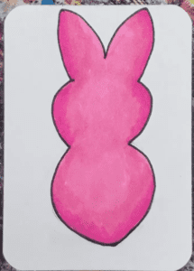 Peeps Bunny Drawing Tutorial (step by step) - Art by Ro