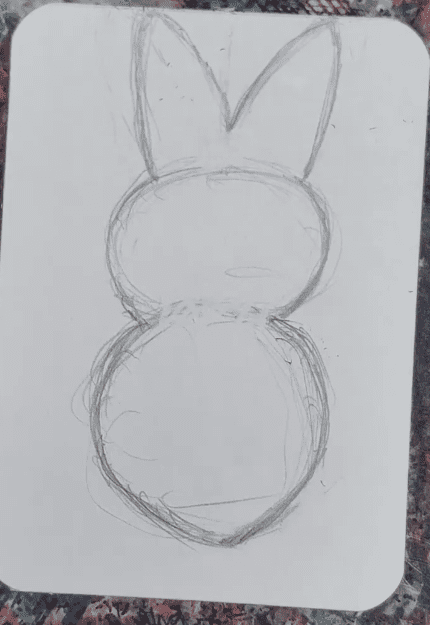 Peeps-Bunny-Drawing-Rough-Draft