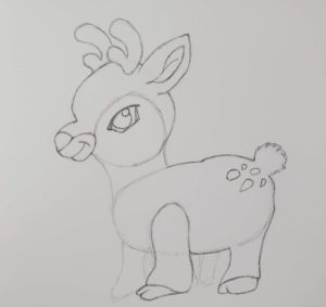 How to Draw a Reindeer Step by Step the Easy Way - Art by Ro