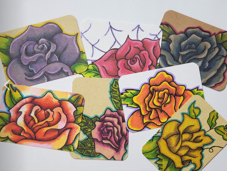 Rose-Drawing-Ideas-Markers