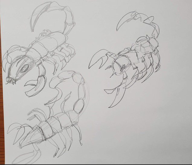 Scorpion-Sketch