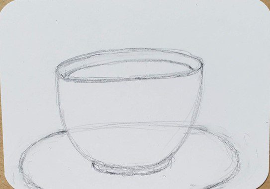How to Draw a Cup of Tea - Easy Drawing Art-saigonsouth.com.vn