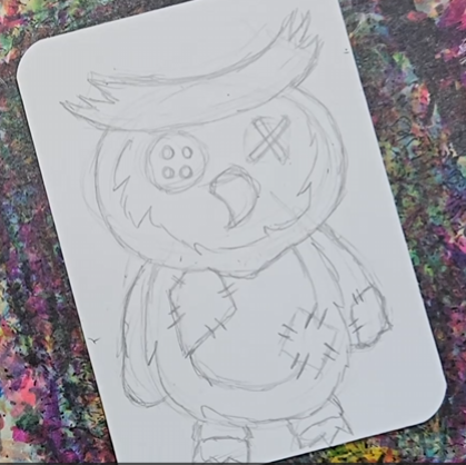 Voodoo-Doll-Owl-Sketch