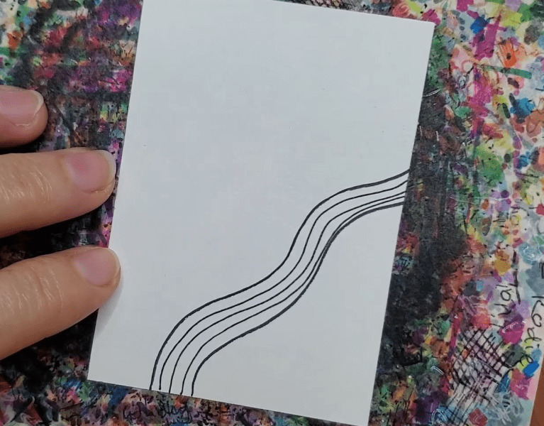 Wavy-Line-Drawing-Inside-Lines