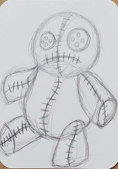 How-to-Draw-a-Voodoo-Doll-Step-by-Step